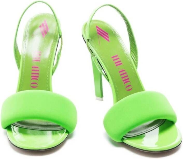 The Attico Sandals REM 136 Green Dames