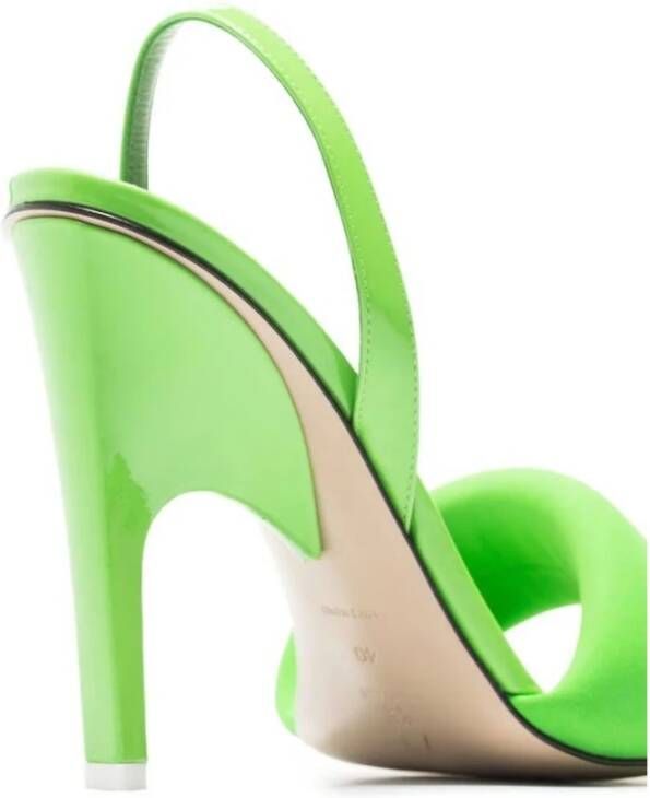 The Attico Sandals REM 136 Green Dames