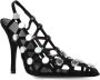 The Attico Schoenen met hakken Grid Black Dames - Thumbnail 4