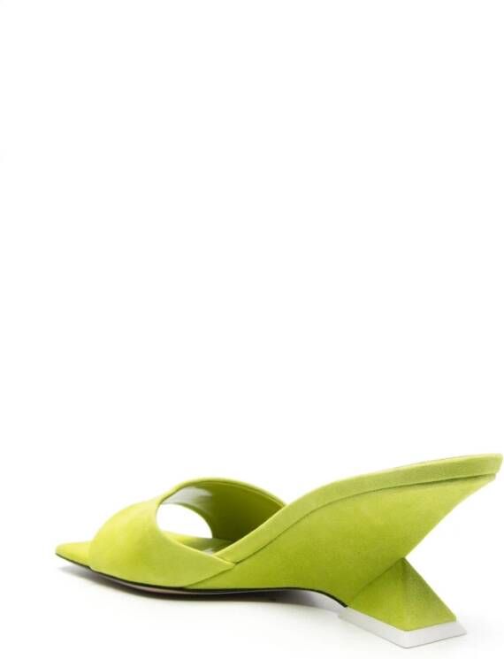 The Attico Shoes Green Dames