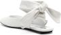 The Attico Witte Leren Ballerina Schoenen White Dames - Thumbnail 2