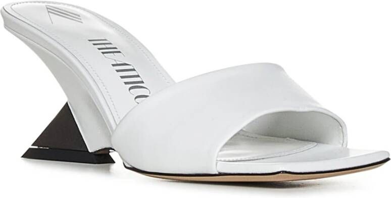 The Attico Witte Pyramide Wig Sandalen White Dames