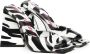 The Attico Zebra Print Pyramid Hak Sandalen Black Dames - Thumbnail 2