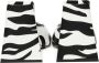 The Attico Zebra Print Pyramid Hak Sandalen Black Dames - Thumbnail 4