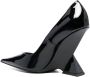 The Attico Zwarte Leren Pumps met Puntige Neus Black Dames - Thumbnail 3