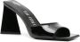 The Attico Zwarte leren sandalen Black Dames - Thumbnail 2