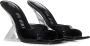 The Attico Zwarte Patentleren Kristal Wig Sandalen Black Dames - Thumbnail 2