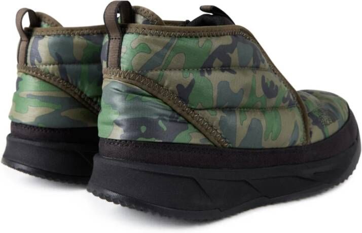 The North Face Chukka Boots Camo Print Rubberen Zool Green Heren