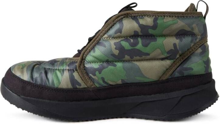 The North Face Chukka Boots Camo Print Rubberen Zool Green Heren