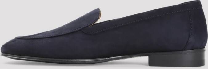 The Row Diepblauwe Sophie Loafer Blue Dames