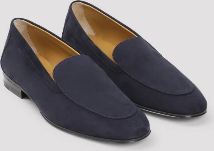 The Row Diepblauwe Sophie Loafer Blue Dames