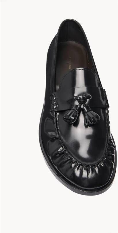 The Row Heren Loafer met Kwast Detail Black Heren