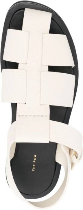 The Row Ivory Cage Sandals White Dames