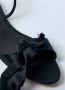 The Row Knoopdetail Leren Sandalen Black Dames - Thumbnail 3