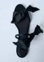 The Row Knoopdetail Leren Sandalen Black Dames - Thumbnail 5