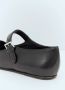 The Row Leren Ballerina Flats Ronde Neus Riem Black Dames - Thumbnail 5