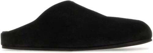 The Row Slippers Black Heren