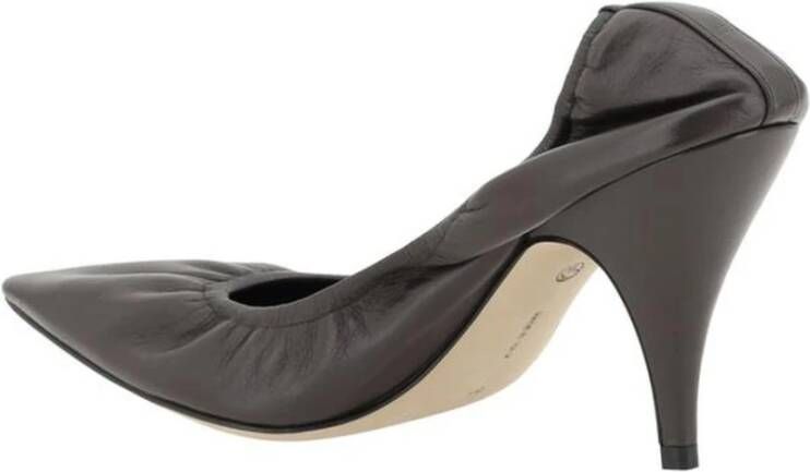 The Row Spitse Neus Leren Stiletto Pumps Brown Dames