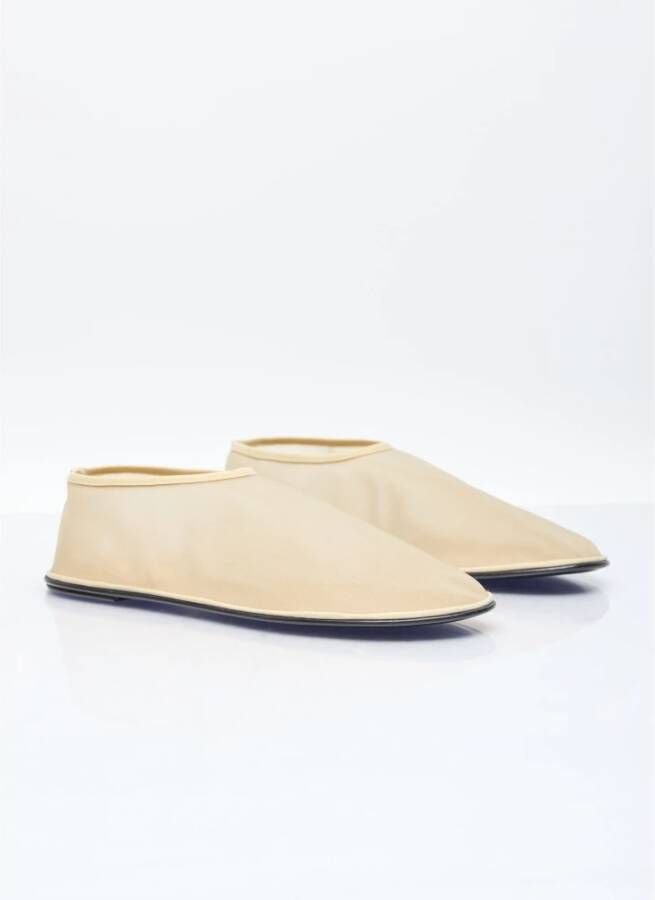 The Row Transparante Mesh Ballerina Flats Beige Dames