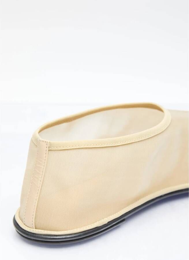 The Row Transparante Mesh Ballerina Flats Beige Dames