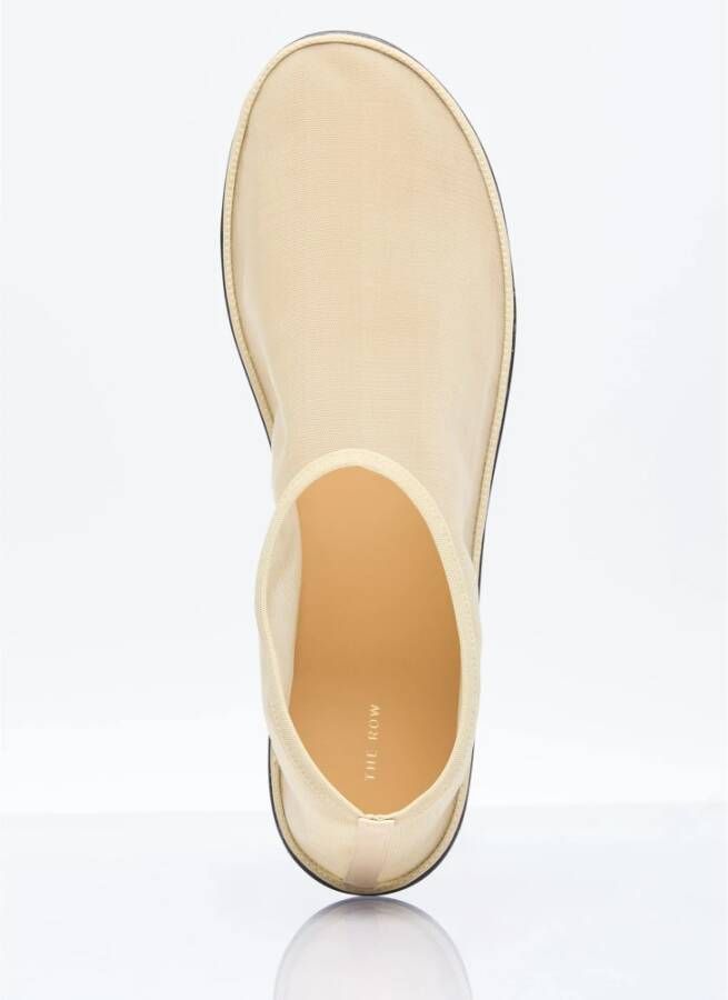 The Row Transparante Mesh Ballerina Flats Beige Dames