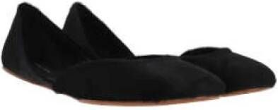 The Row Zwarte Ballerina Platte Schoenen Black Dames