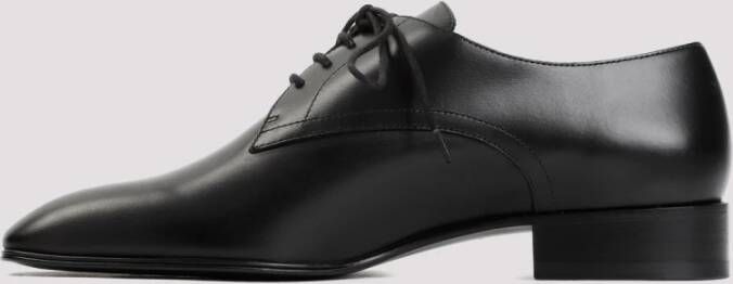 The Row Zwarte Leren Oxford Derbies Schoenen Black Dames