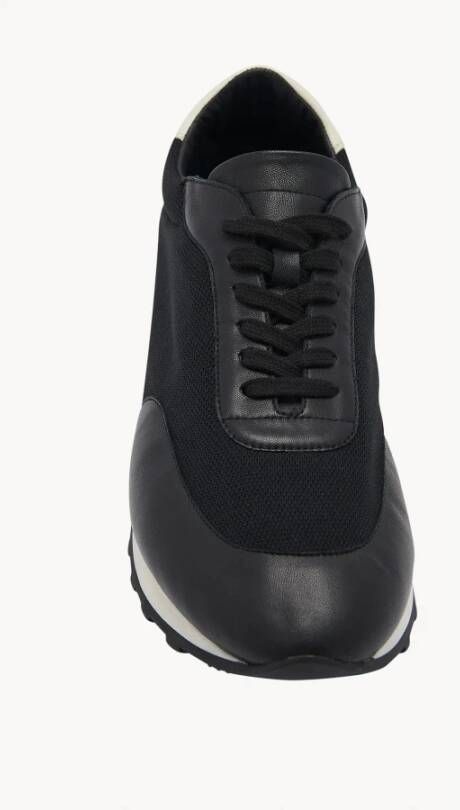 The Row Zwarte Nylon Mesh Sneaker Black Heren