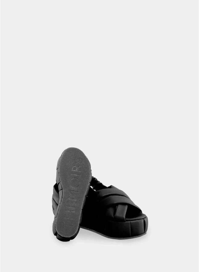 THEMOIRè Flat Sandals Black Dames