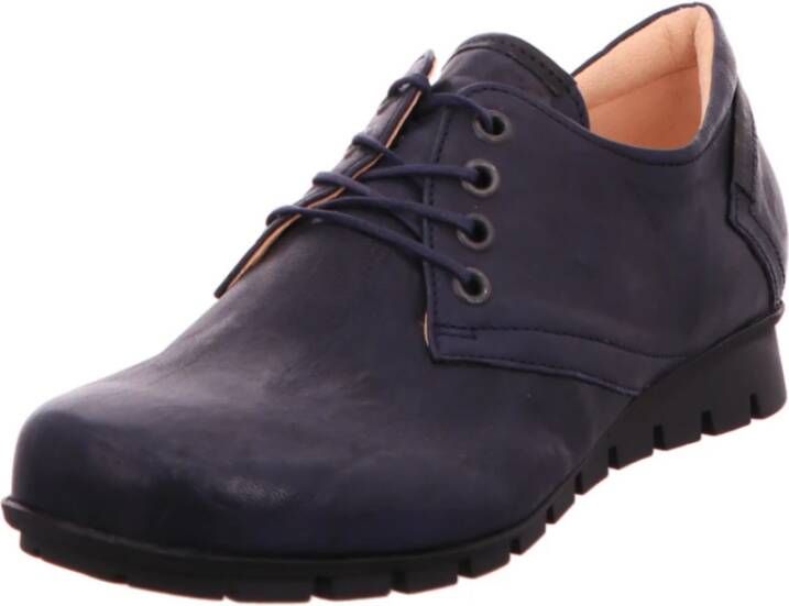 Think! Blauwe Veterschoenen Menscha Model Blue Dames