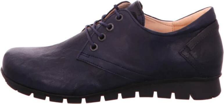 Think! Blauwe Veterschoenen Menscha Model Blue Dames