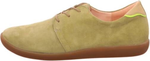 Think! Groene Veterschoen Veloursleer Green Dames