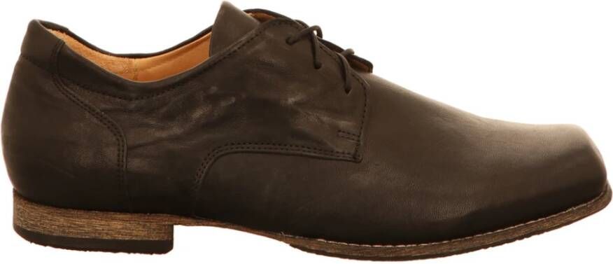 Think! Guru 01 Zwarte Veterschoenen Black Heren