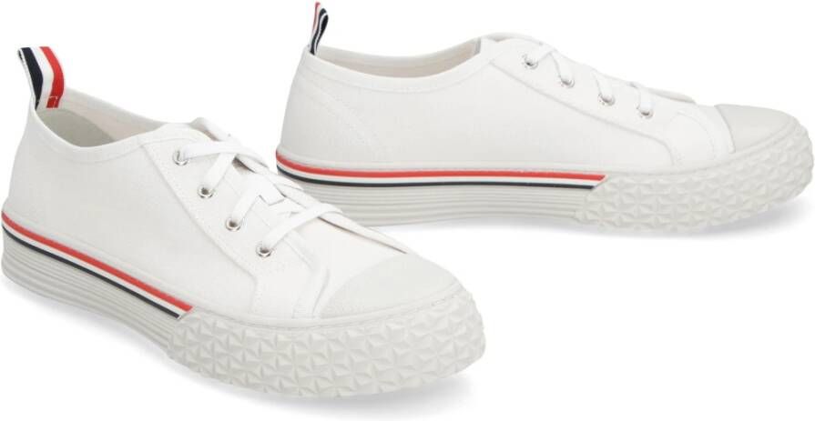 Thom Browne Canvas lage sneakers White Heren