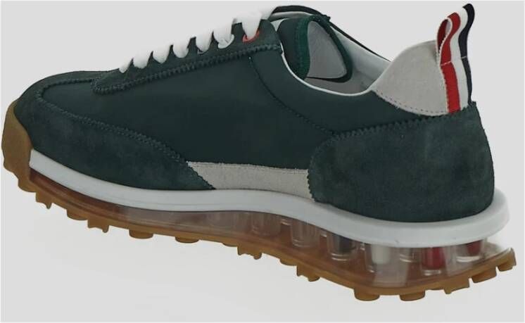 Thom Browne Donkergroene Tech Runner Sneakers Green Heren