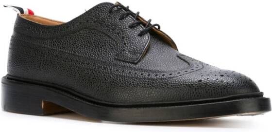 Thom Browne Elegante Platte Schoenen Black Heren