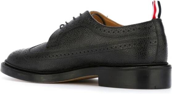 Thom Browne Elegante Platte Schoenen Black Heren