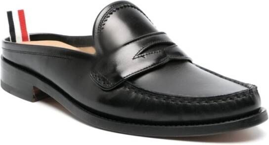 Thom Browne Elegante Platte Schoenen Black Heren