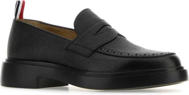 Thom Browne Klassieke zwarte Penny loafers Black Dames