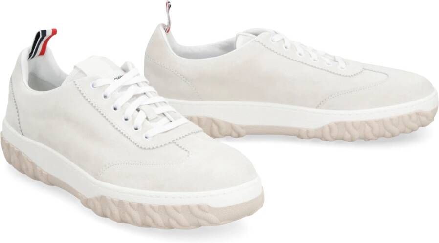 Thom Browne Lage suède sneakers White Heren