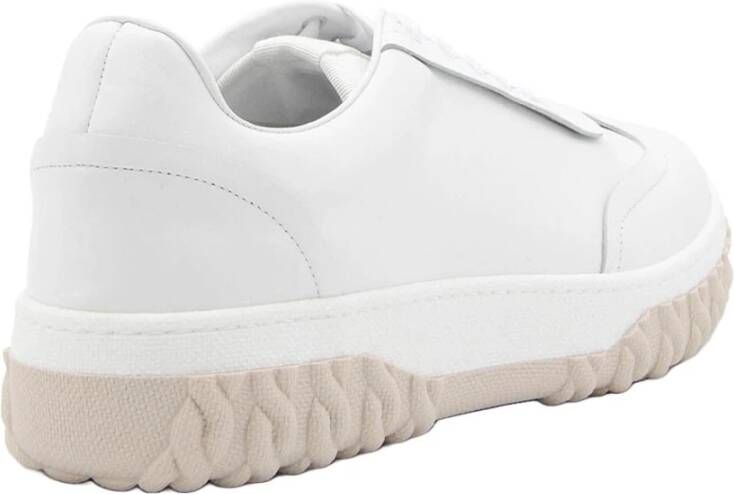 Thom Browne Leren Sneakers White Heren