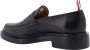 Thom Browne Klassieke Zwarte Leren Mocassin Black Dames - Thumbnail 3