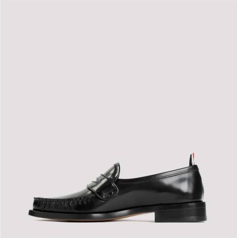 Thom Browne Geplooide Varsity Loafers Black Heren