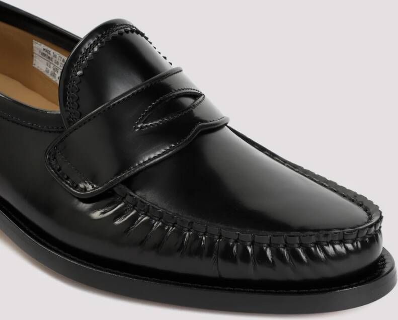 Thom Browne Geplooide Varsity Loafers Black Heren