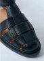 Thom Browne Pebble Grain Leren Fisherman Sandalen Black Heren - Thumbnail 3