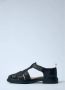 Thom Browne Pebble Grain Leren Fisherman Sandalen Black Heren - Thumbnail 4