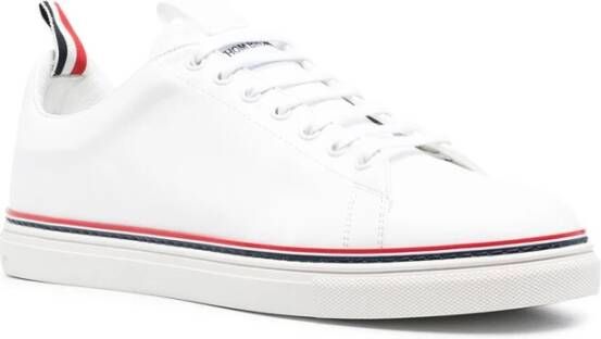 Thom Browne Witte lage top Pebble Grain sneakers White Heren