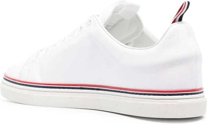 Thom Browne Witte lage top Pebble Grain sneakers White Heren