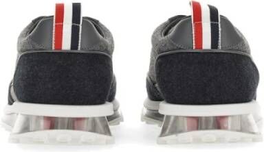 Thom Browne Wol Tech Runner Sneaker Made in Italy Gray Heren