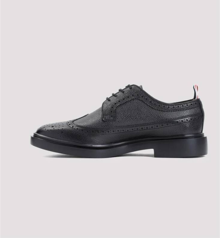 Thom Browne Zwarte Enkellaarzen Brogues Black Heren